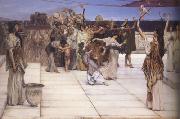 Alma-Tadema, Sir Lawrence A Dedication to Bacchus (mk23) France oil painting artist